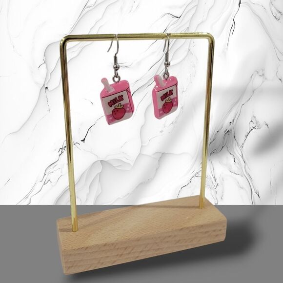 🍓Strawberry Milk Earrings🍓(2-A017)-Jewelry for Women - Picture 4 of 6
